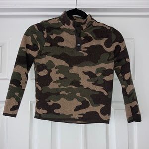 Boys Camo Sweater